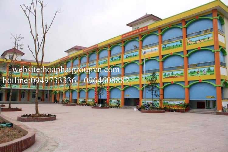 bạt che nắng mưa ban công, tự cuốn trường học