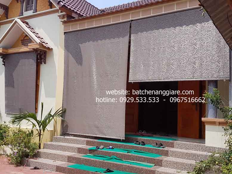 bạt che nắng mưa ban công tự cuốn tại quốc oai