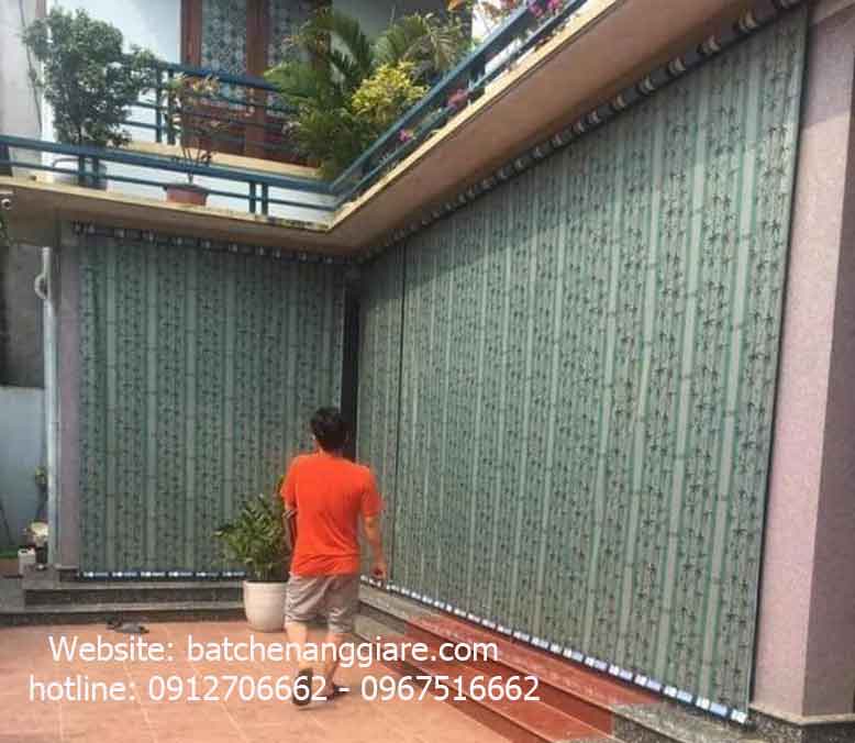 bạt che nắng mưa ban công tự cuốn tại quốc oai