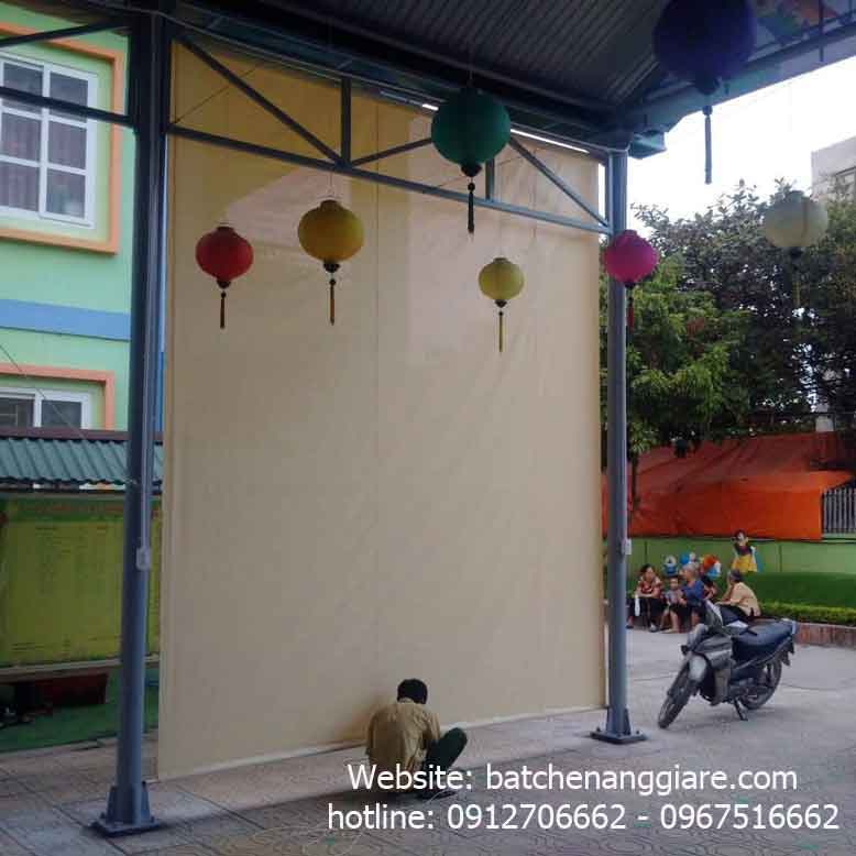 bạt che nắng mưa ban công tự cuốn tại quốc oai