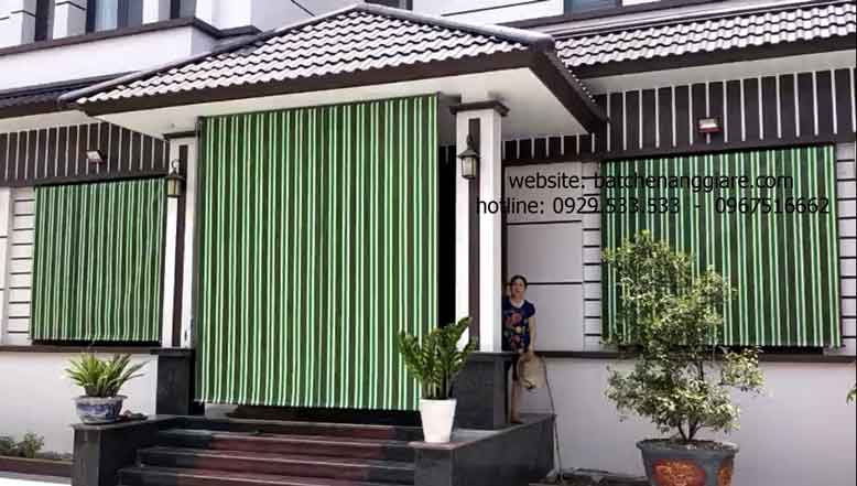 bạt che nắng mưa ban công tự cuốn tại quốc oai