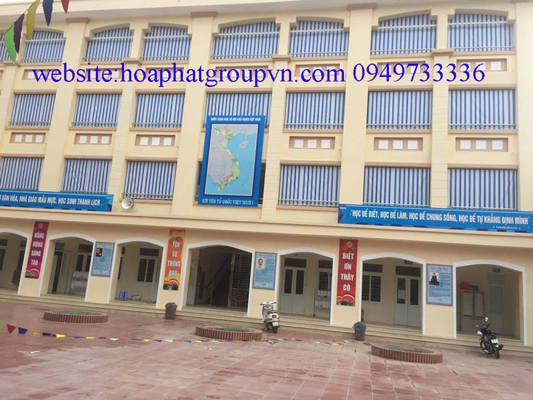 bạt che nắng trường học